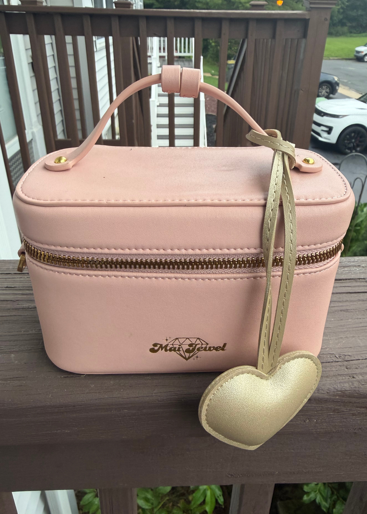 Leather Heart Bag Tag