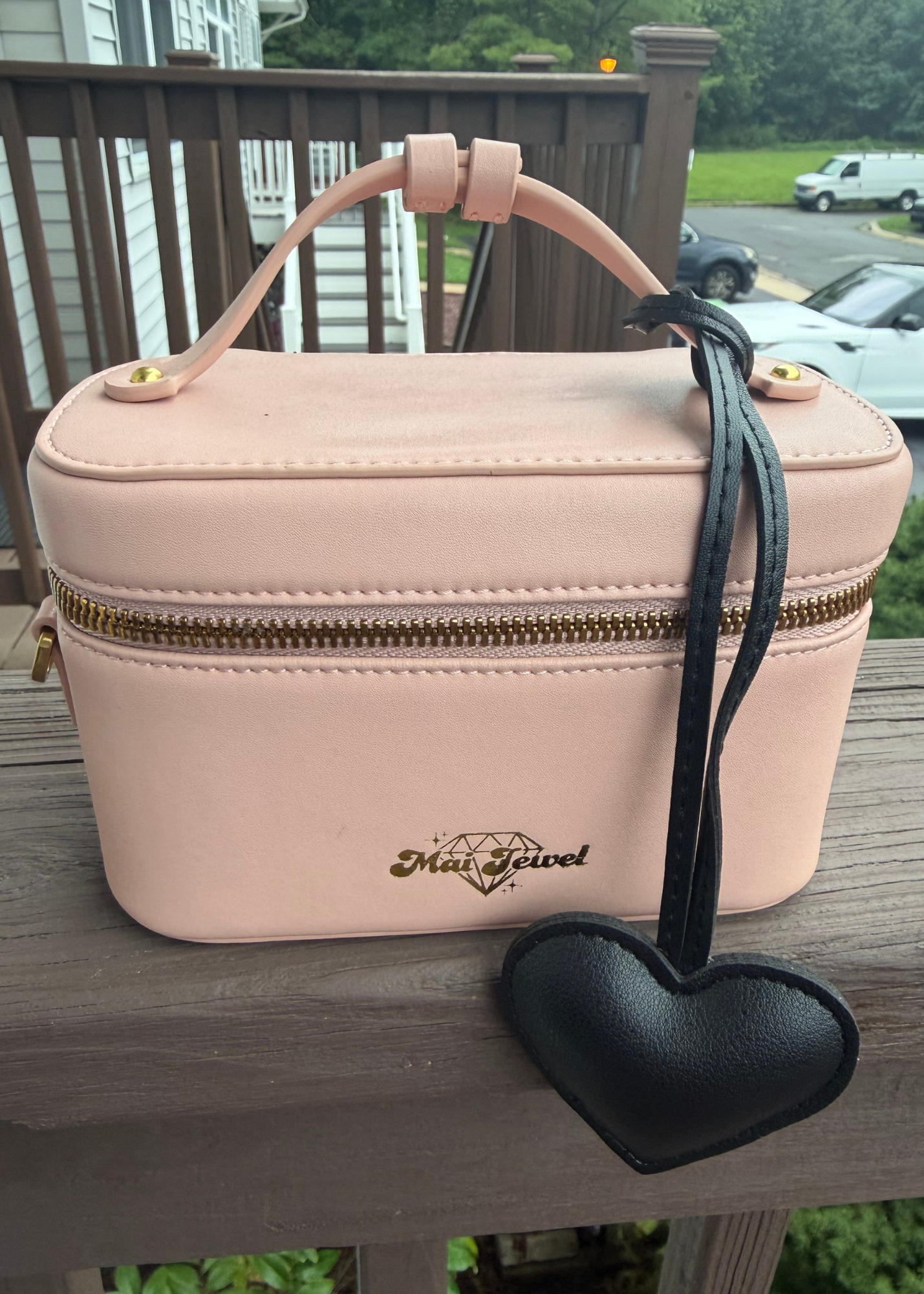 Leather Heart Bag Tag