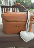Leather Heart Bag Tag