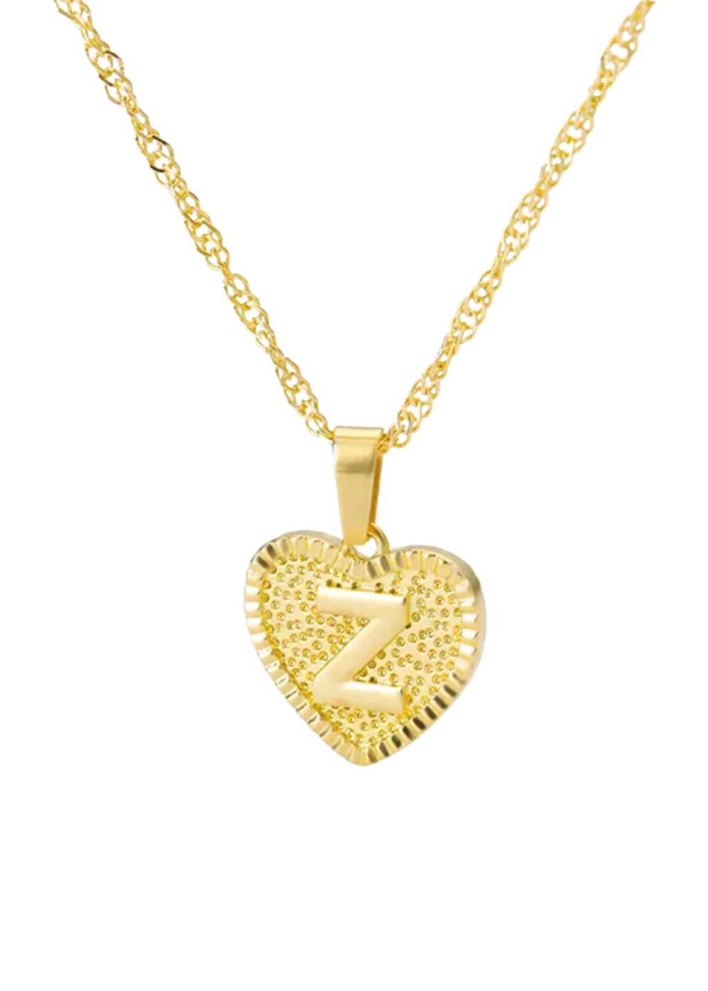 Heart Letter Necklace