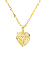 Heart Letter Necklace