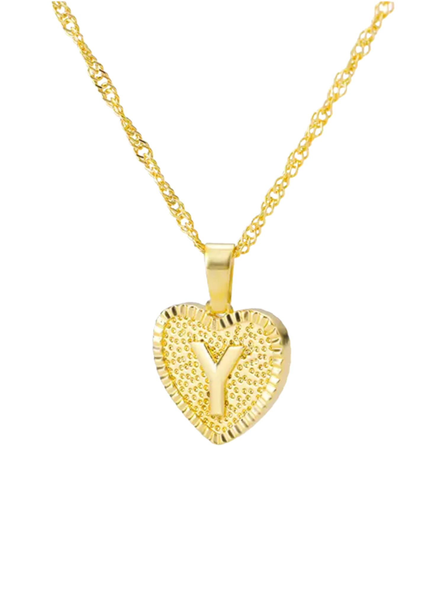 Heart Letter Necklace