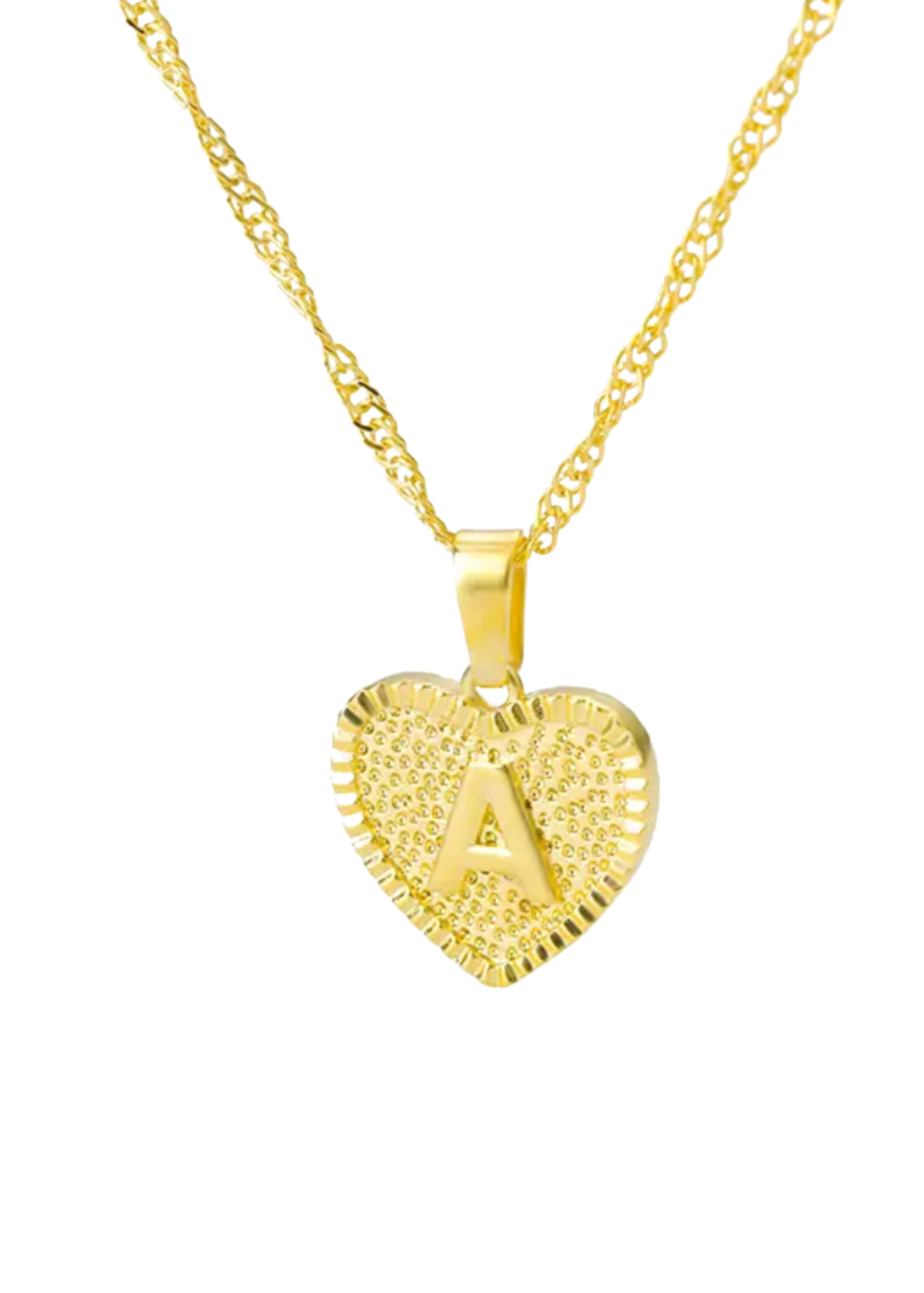 Heart Letter Necklace