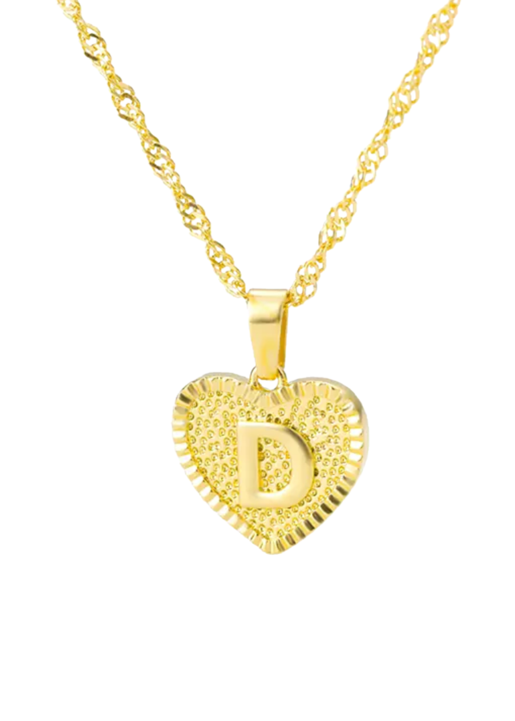Heart Letter Necklace