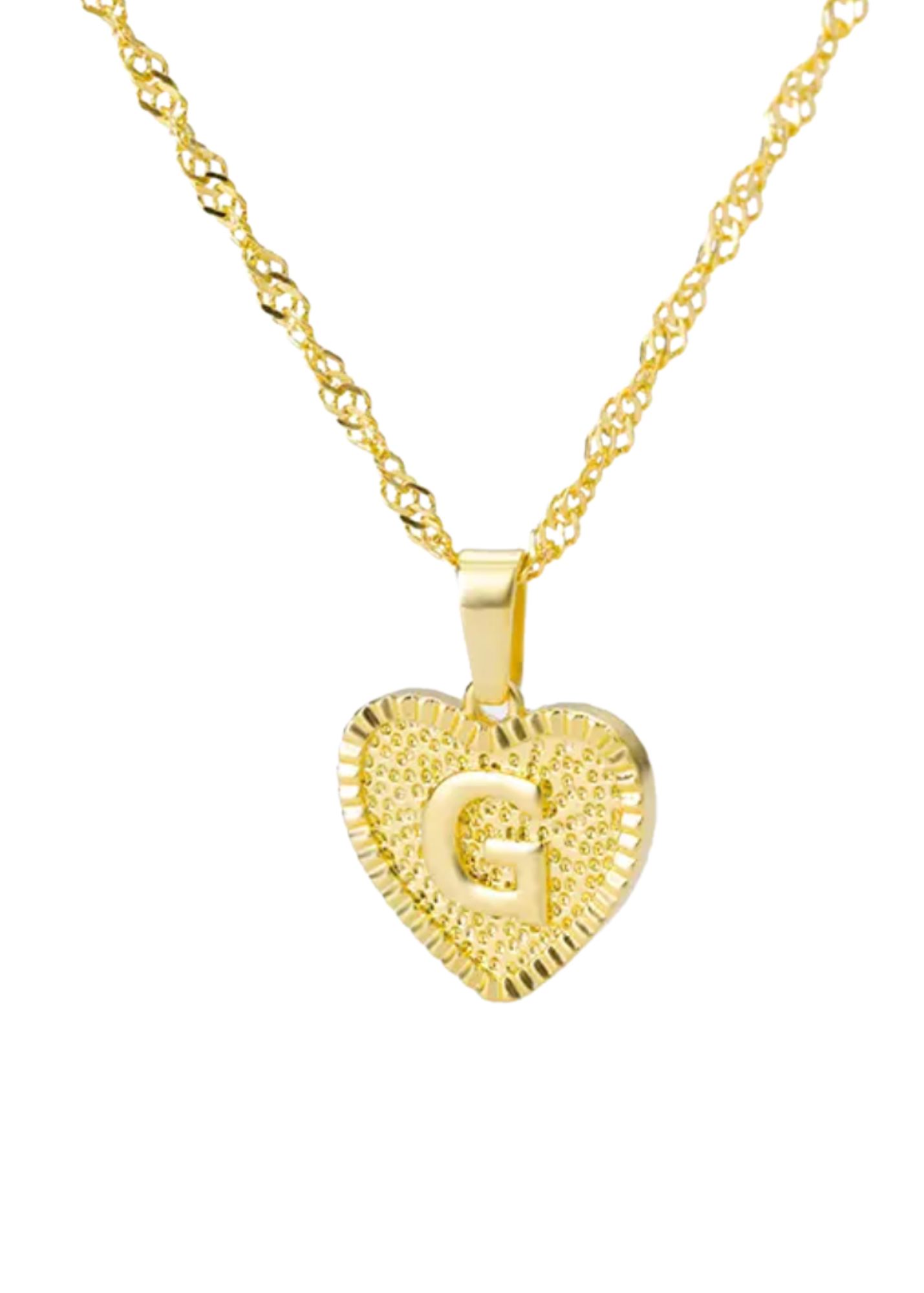 Heart Letter Necklace