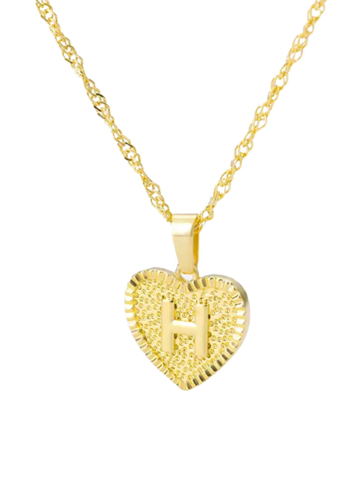Heart Letter Necklace