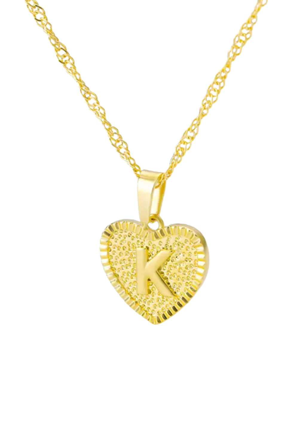 Heart Letter Necklace