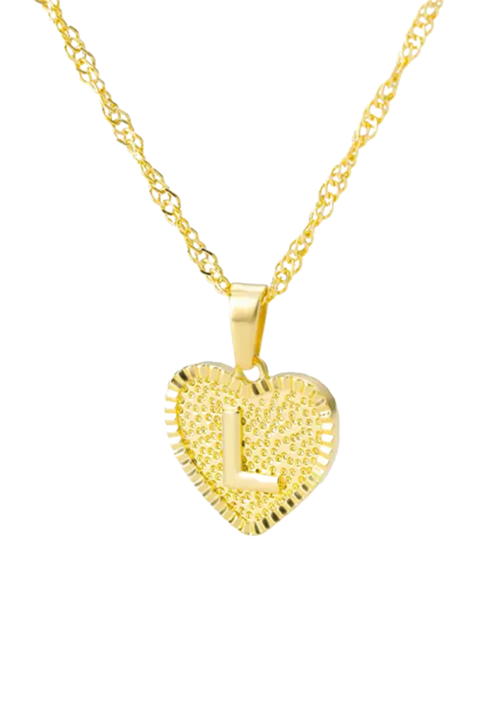 Heart Letter Necklace