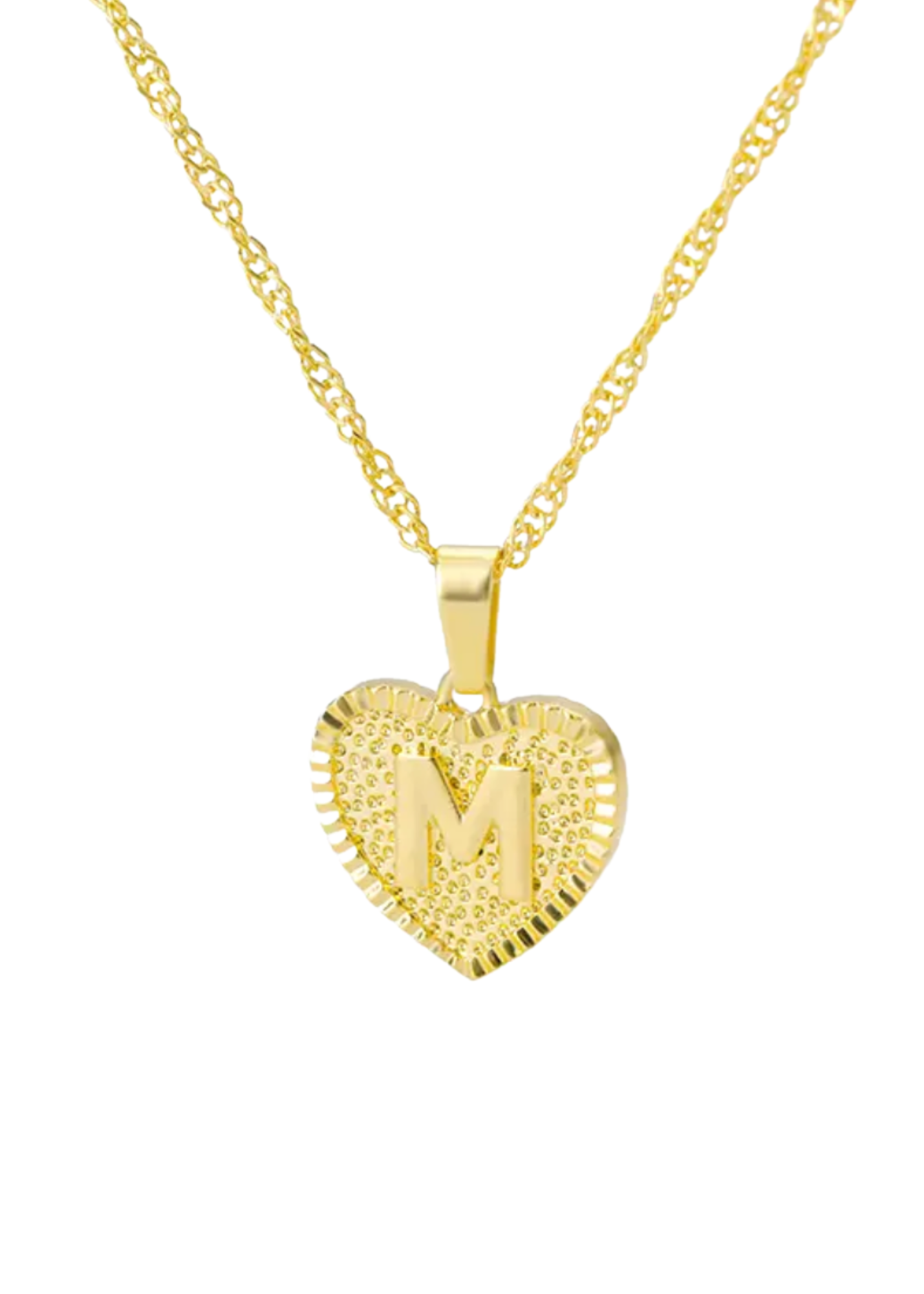 Heart Letter Necklace