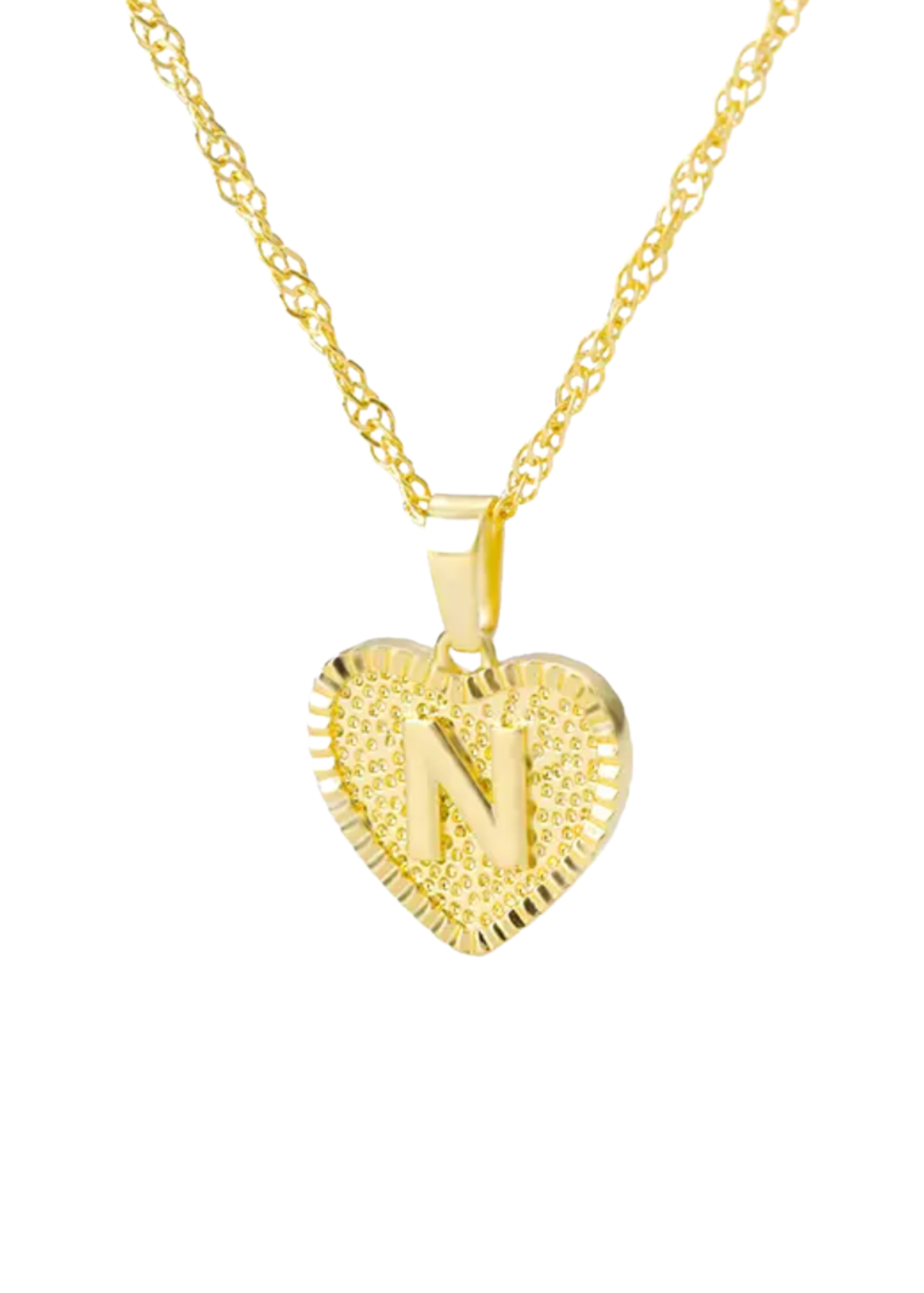 Heart Letter Necklace
