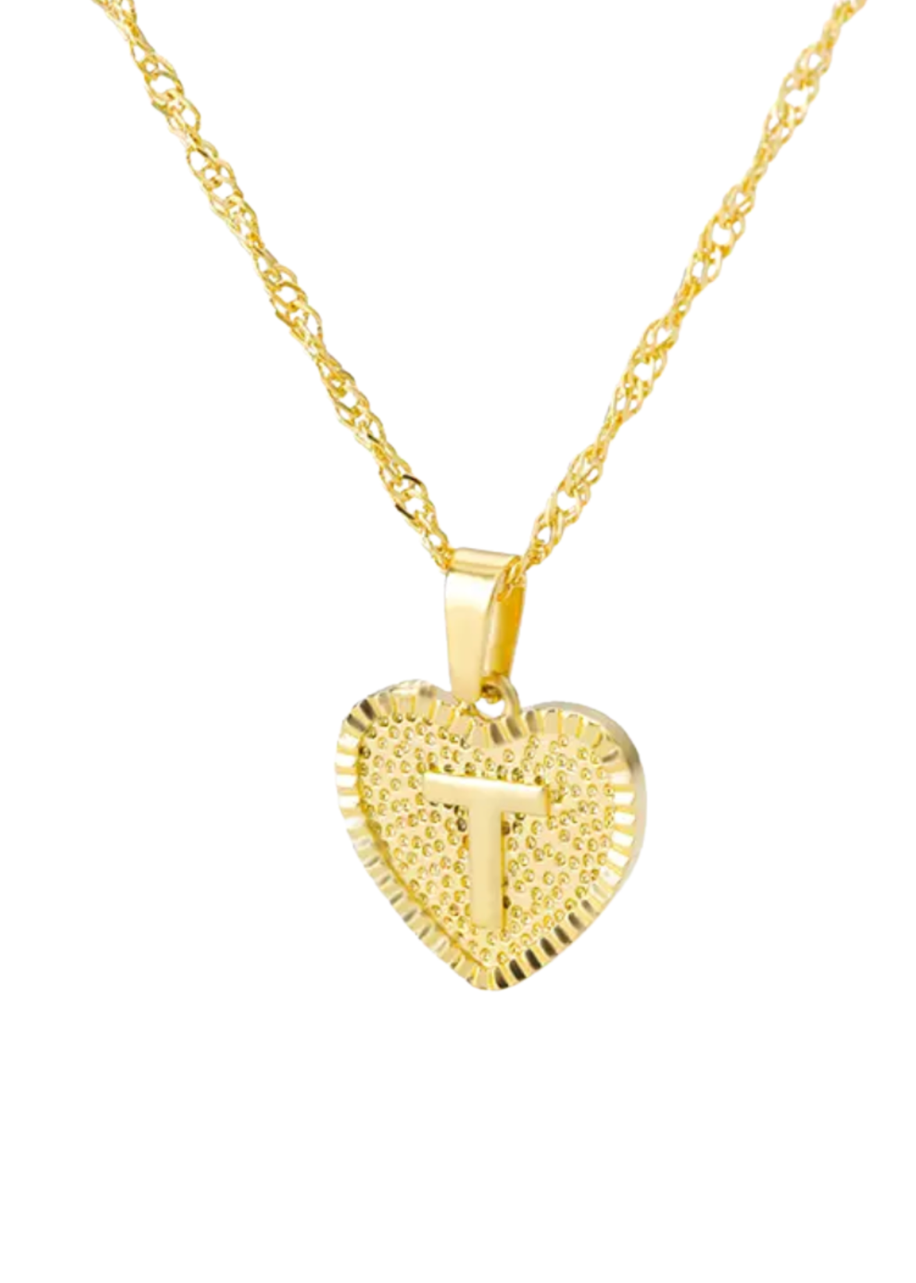 Heart Letter Necklace