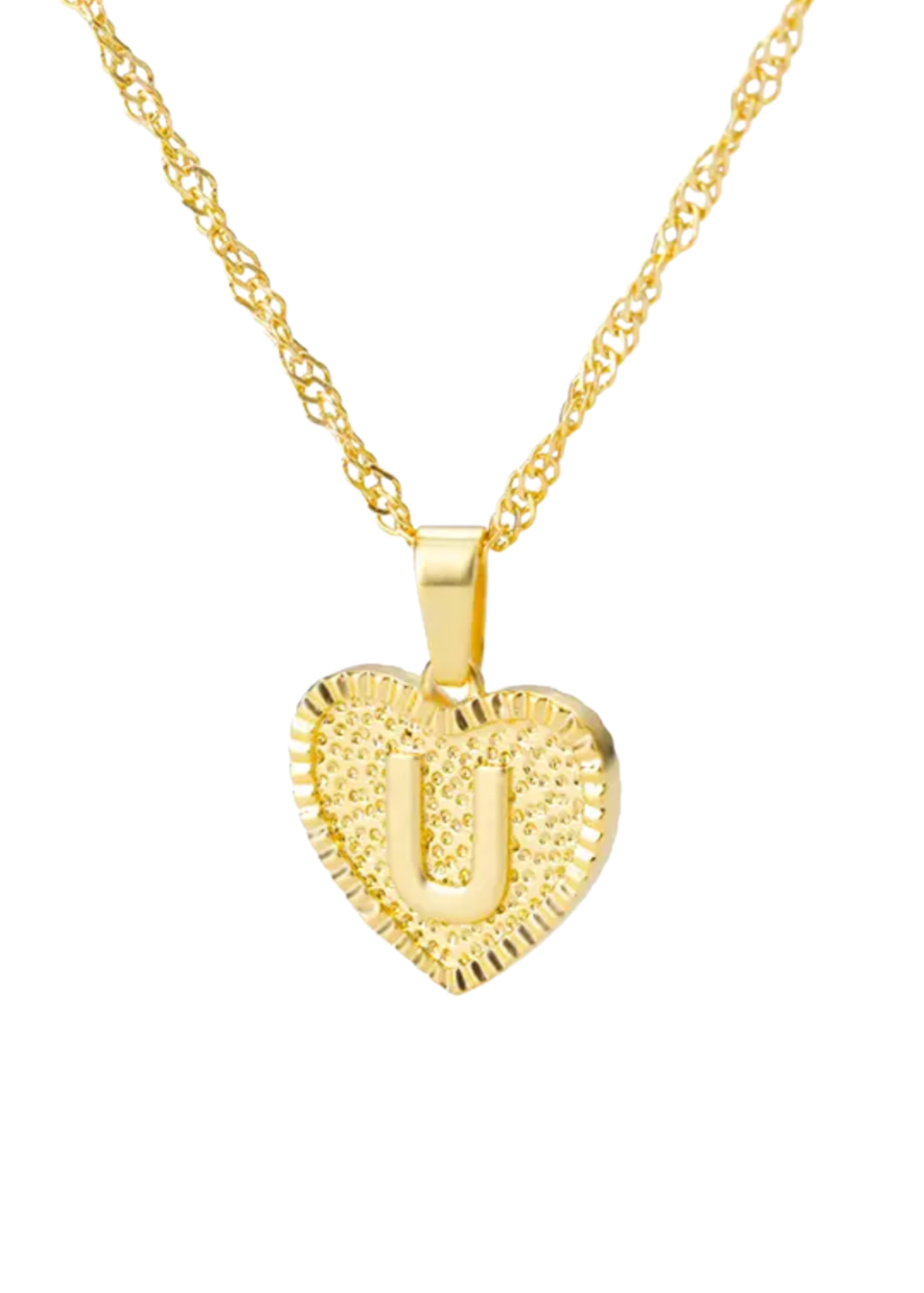 Heart Letter Necklace