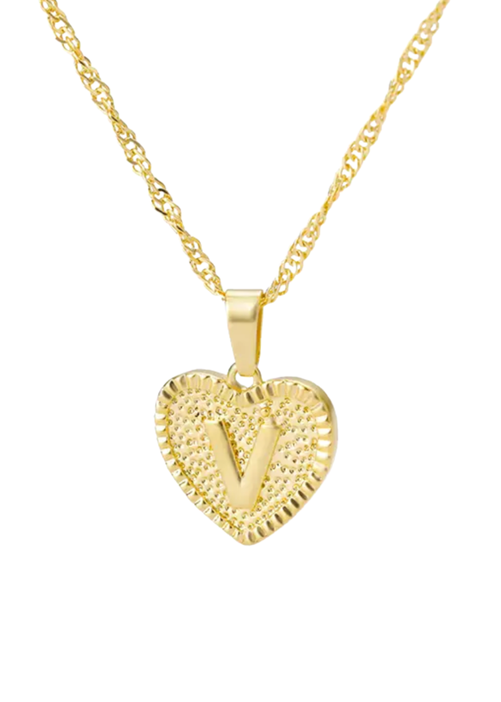 Heart Letter Necklace