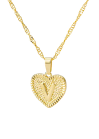Heart Letter Necklace