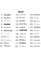 Name Earrings