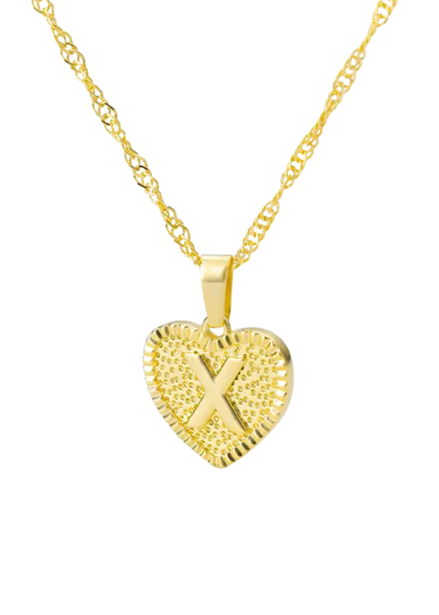 Heart Letter Necklace