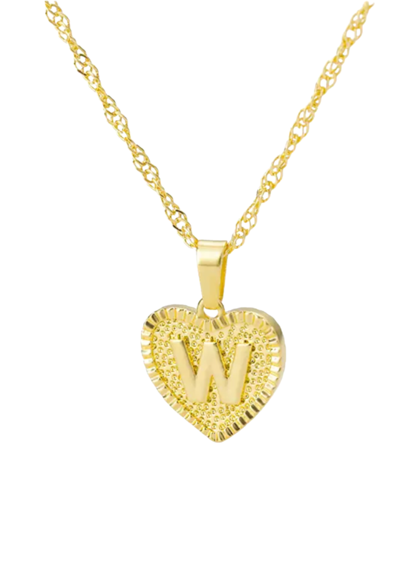 Heart Letter Necklace
